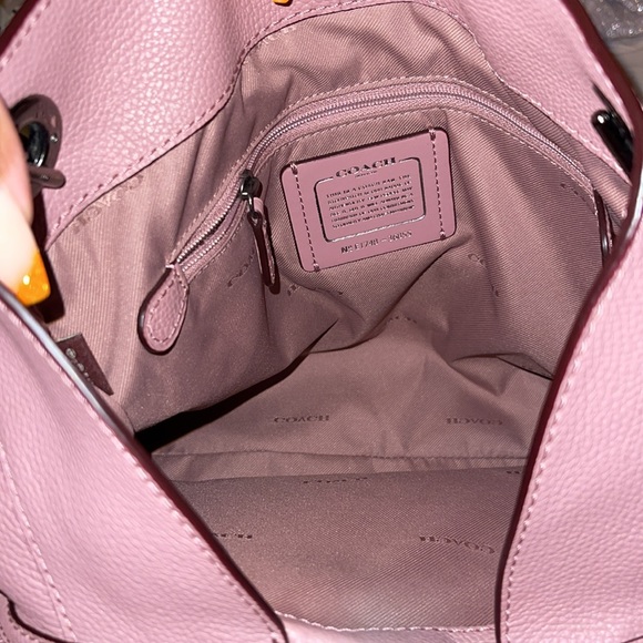 Coach Mauve Shoulder Bag - Picture 5 of 6